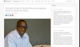 
							         Microsoft moves its Human Resources employee portal to SharePoint ...								  
							    
