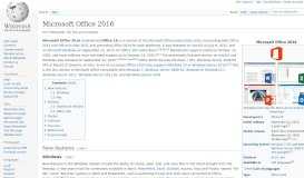 
							         Microsoft Office 2016 - Wikipedia								  
							    