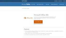 
							         Microsoft Office 365 | Access Tufts								  
							    