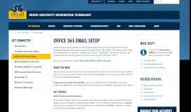 
							         Microsoft Office 365 Email Setup | Information Technology | Drexel ...								  
							    
