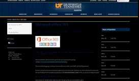 
							         Microsoft Office 365 | Help Desk - UTM.edu								  
							    