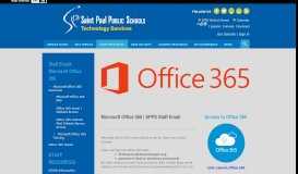 
							         Microsoft Office 365 - Saint Paul Public Schools								  
							    
