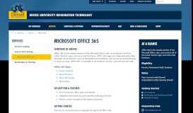 
							         Microsoft Office 365 Service Page | Information Technology | Drexel ...								  
							    