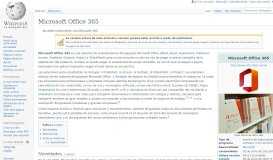 
							         Microsoft Office 365 - Wikipedia, la enciclopedia libre								  
							    