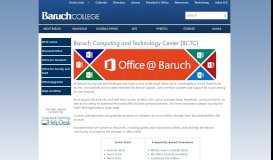 
							         Microsoft Office - Baruch College								  
							    