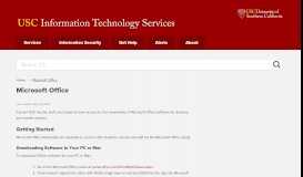 
							         Microsoft Office for Students | IT Services | USC								  
							    
