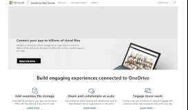 
							         Microsoft OneDrive Dev Center - Microsoft Developer								  
							    