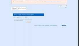 
							         Microsoft Online Services Customer Portal								  
							    