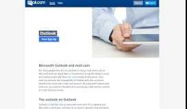 
							         Microsoft Outlook and mail.com								  
							    