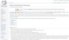 
							         Microsoft Partner Network - Wikipedia								  
							    