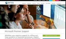 
							         Microsoft Premier Support | Bytes								  
							    