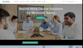 
							         Microsoft Solutions - Yealink								  
							    