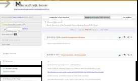 
							         Microsoft SQL Server - rssing								  
							    