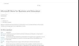 
							         Microsoft Store for Business and Education (Windows 10) | Microsoft ...								  
							    