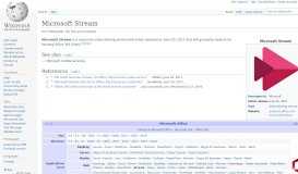 
							         Microsoft Stream - Wikipedia								  
							    