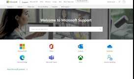 
							         Microsoft Support								  
							    