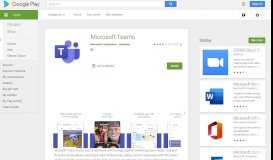 
							         Microsoft Teams - Apps on Google Play								  
							    