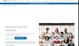 
							         Microsoft Teams – Microsoft Education								  
							    