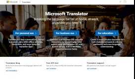 
							         Microsoft Translator								  
							    