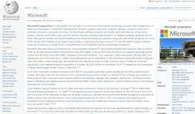 
							         Microsoft - Wikipedia								  
							    