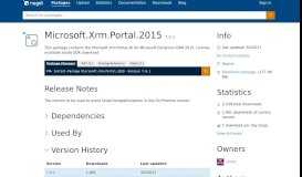 
							         Microsoft.Xrm.Portal.2015 7.0.1 - NuGet Gallery								  
							    