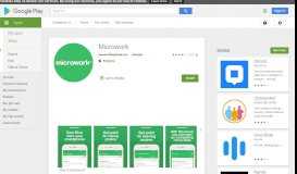 
							         Microwork - Apps on Google Play								  
							    