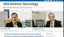 
							         Mid-Atlantic Epilepsy and Sleep Center: Neurologist | Advanced Care								  
							    