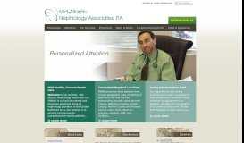 
							         Mid-Atlantic Nephrology Associates, PA: Maryland Nephrology ...								  
							    