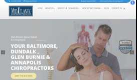 
							         Mid Atlantic Spinal Rehab & Chiropractic: Chiropractors Baltimore, MD								  
							    