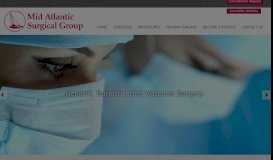 
							         Mid Atlantic Surgical Group - We focus on quality care at a personal ...								  
							    