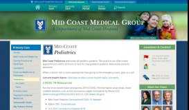 
							         Mid Coast Pediatrics | Pediatricians in Brunswick - Mid Coast Hospital								  
							    