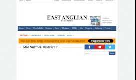 
							         Mid Suffolk District Council | Topic | East Anglian Daily Times								  
							    