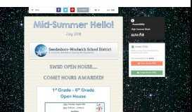 
							         Mid-Summer Hello! | Smore Newsletters for Education								  
							    
