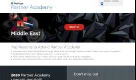 
							         Middle East – NetApp Partner Academy								  
							    