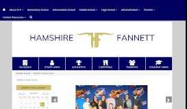 
							         Middle ... - Hamshire-Fannett Independent School District								  
							    