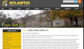 
							         Middle School - Atlantic Community School District								  
							    