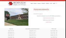
							         Middle School - Broken Bow Public Schools								  
							    