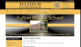 
							         Middle School Calendar - Fulton 58								  
							    