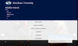 
							         Middle School Home - Mendham Township School District								  
							    