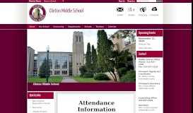 
							         Middle School / Homepage - Clinton Central School								  
							    
