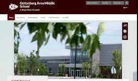 
							         Middle School / Homepage - Gettysburg Area School District								  
							    