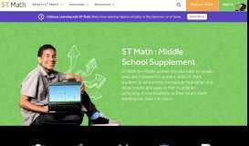
							         Middle School Math Games | Visual Math Learning | ST Math								  
							    