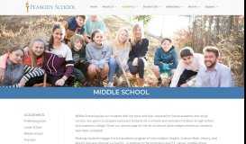 
							         Middle School | Peabody School								  
							    