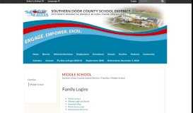 
							         Middle School - Southern Door County School District								  
							    