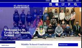 
							         Middle School - St. Croix Falls School District								  
							    