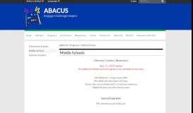 
							         Middle Schools - ABACUS								  
							    