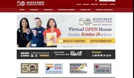 
							         Middlesex Community College - Homepage								  
							    