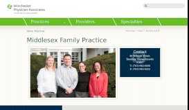 
							         Middlesex Family Practice | Winchester Physician Associates ...								  
							    