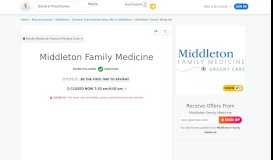 
							         Middleton Family Medicine - Middleton, MA 01949 - (978)774-2555 ...								  
							    