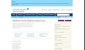 
							         Middleton Family Medicine Urgent Care - Beverly Hospital								  
							    
